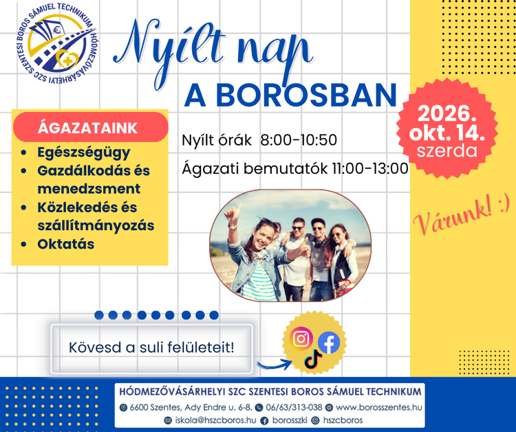 Nyílt nap a Borosban
