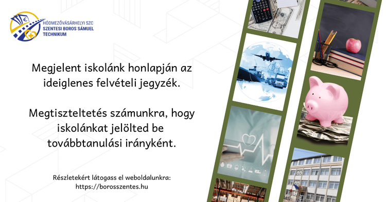 Ideiglenes felvételi jegyzék