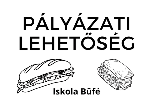 Pályázati felhívás büfé helyiségének bérbe vételére