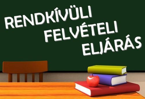 Rendkívüli pótfelvételi 2025
